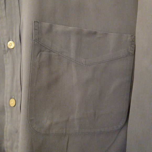 Old School Men's Button Down Shirt - Picture 4 of 6